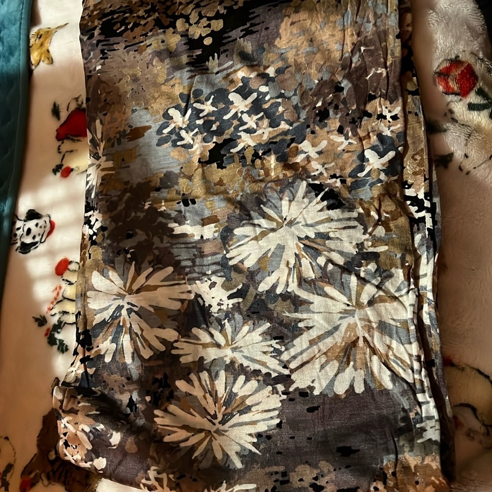Floral Infinity Scarf